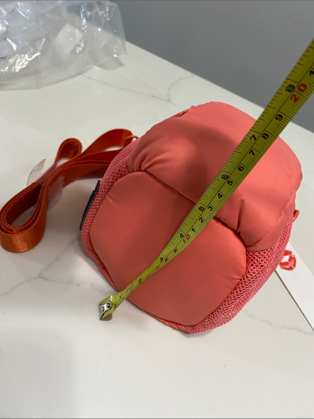 Wildfox Coral Orange Mini Crossbody Water Bottle Holder - Picture 10 of 12